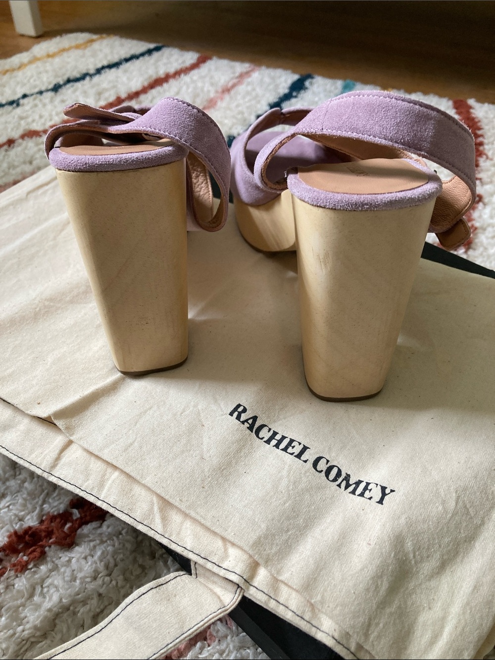 Rachel Comey Roddick Suede Heel Lilac - Picture 5 of 9